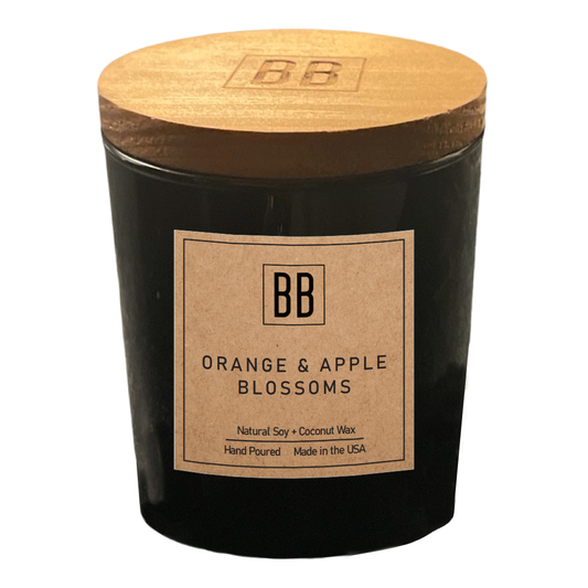 Orange & Apple Blossoms Soy Coconut Candle