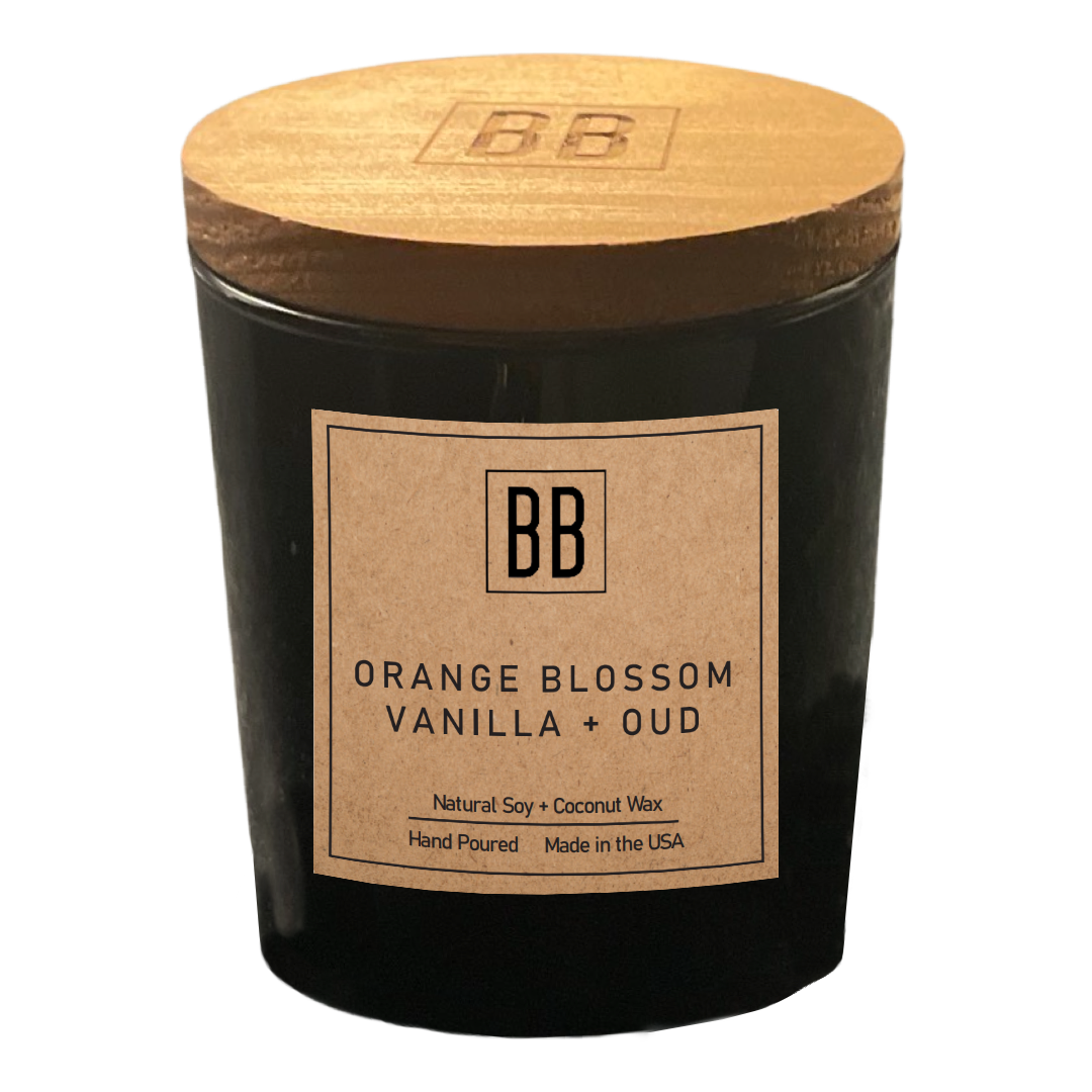 Orange Blossom Vanilla + Oud Soy Coconut Candle