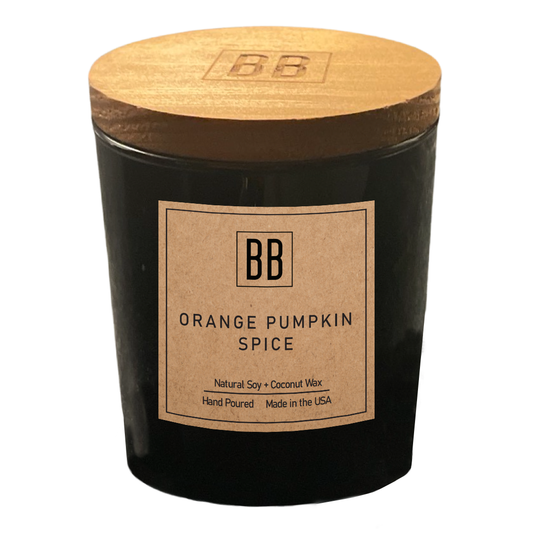 Orange Pumpkin Spice Soy Coconut Candle