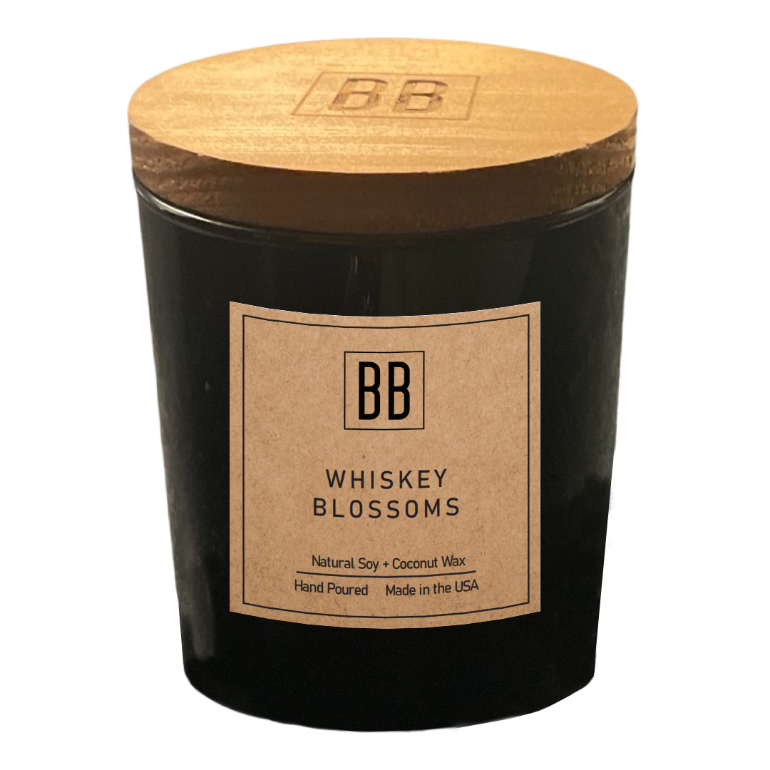 Whiskey Blossoms Soy Coconut Candle